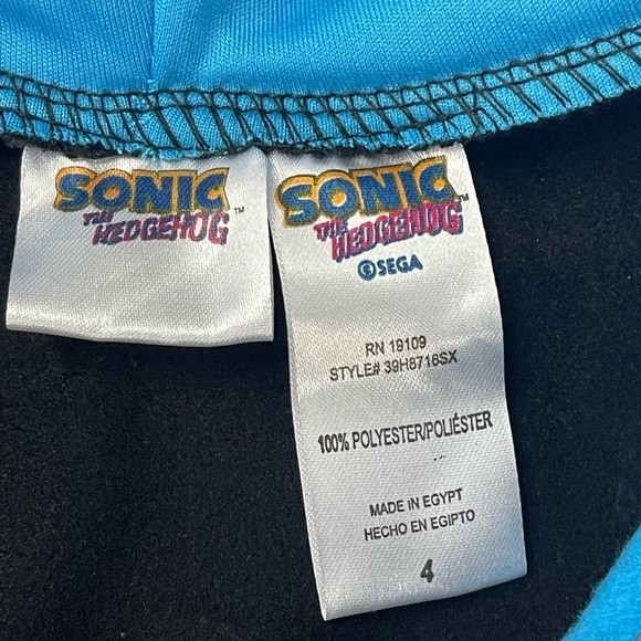 Sega’s Sonic the Hedgehog Bundle of 2 Items - 4T Hoodie & Flashing LED W… - Picture 5 of 6